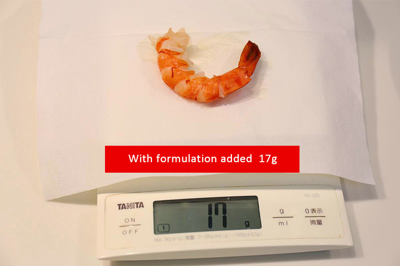 Weight before cooking: 15g